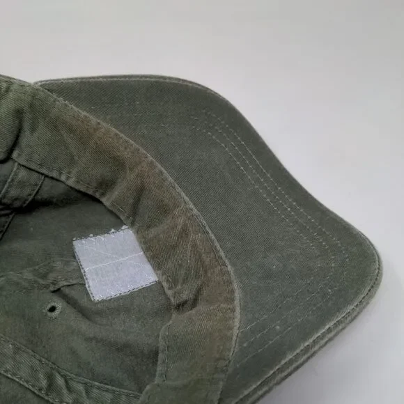 PINK Victoria's Secret Slideback Hat Green One Size Adjustable 6 Panel Cotton - Picture 7 of 9